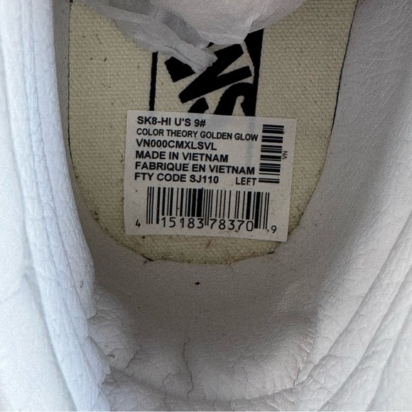 Vans Yellow High-Top Sneakers - Picture 9 of 13